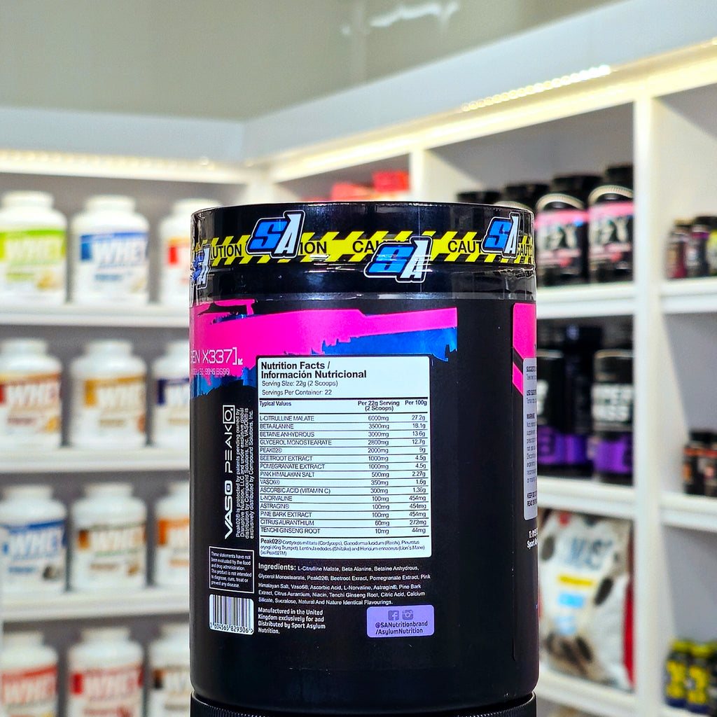Sport Asylum Nutrition Insane Veinz