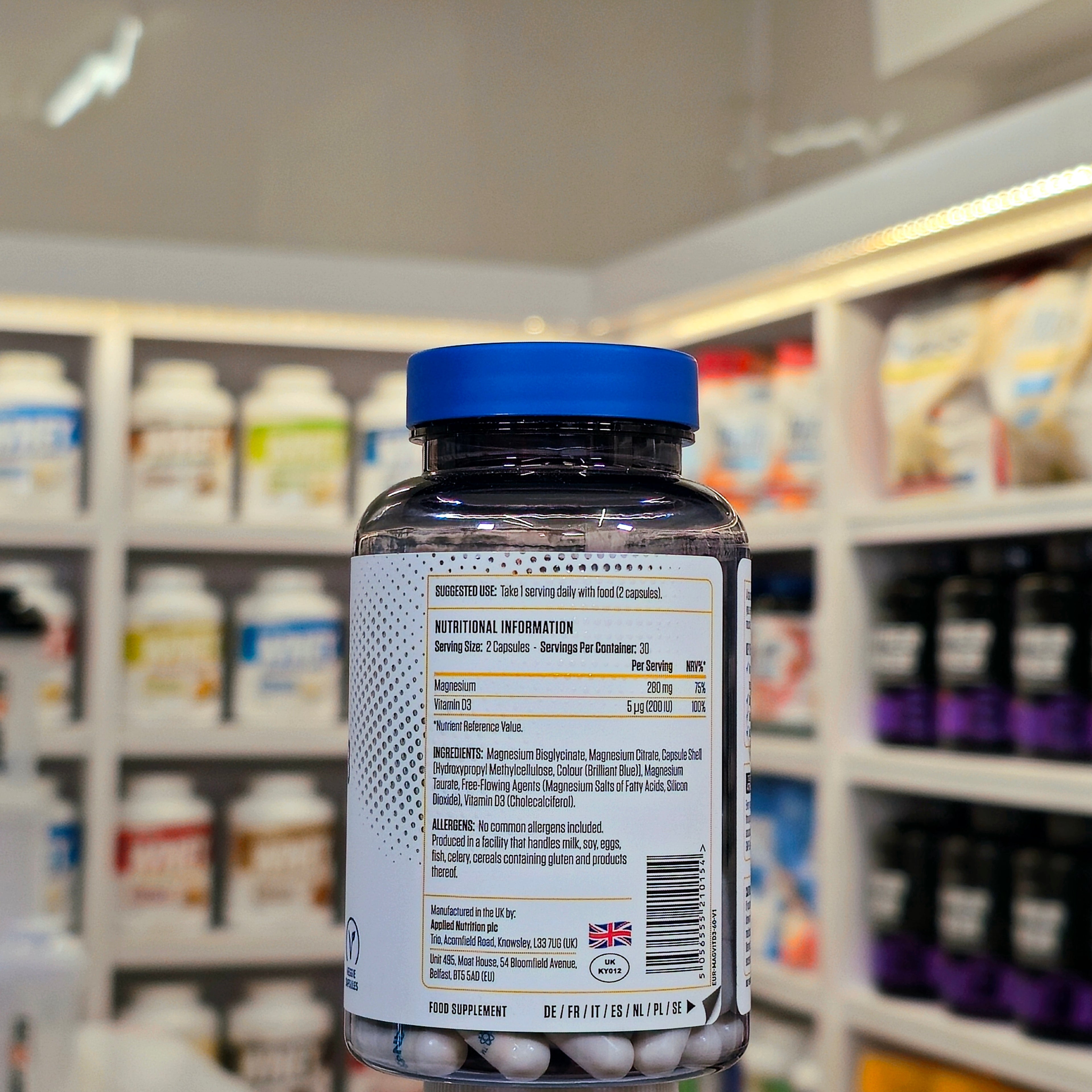 Applied Nutrition Magnesium & Vitamin D3